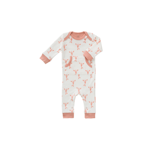 Fresk Dětské pyžamo Lobster coral pink, 0-3 m