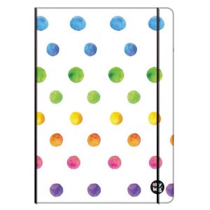 Karton P+P Sešit PP Oxybook A5 40 listů - Dots colors