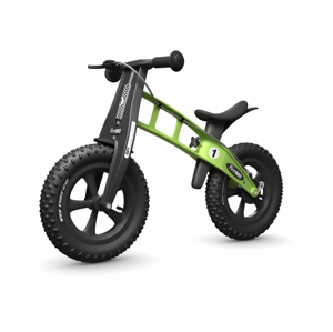 First Bike Odrážedlo s brzdou FAT Edition Green