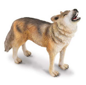 Mac Toys Vlk vyjící - model zvířátka