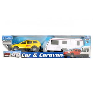 Mac Toys Auto s karavanem 1:32