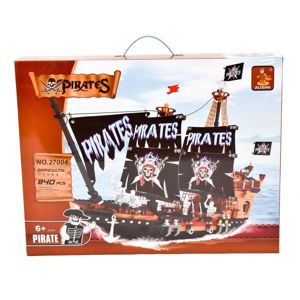 MAC TOYS Stavebnice pirátská loď