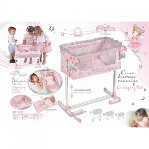 DeCuevas 51234 Novorozenecká postýlka pro panenky s funkcí společného spaní Magic Maria 2020