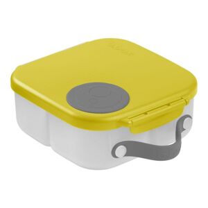 b.box Svačinový box střední- žlutý/šedý