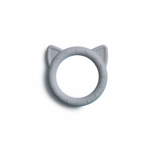 MUSHIE silikonové kousátko CAT, Stone