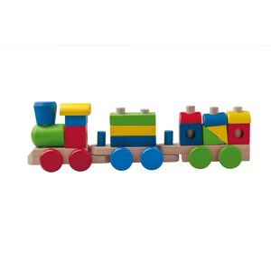 Dřevěný skládací nákladní vlak - dva vagony