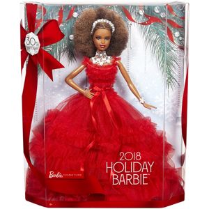 Mattel Barbie Holiday Doll afro účes - poškozený obal