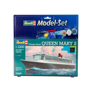 Revell ModelSet loď 65808 - QUEEN MARY 2 - poškozený obal