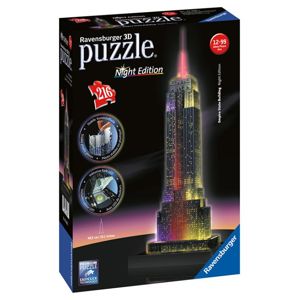 Ravensburger Empire State Building- Noční edice 3D 216d - poškozený obal