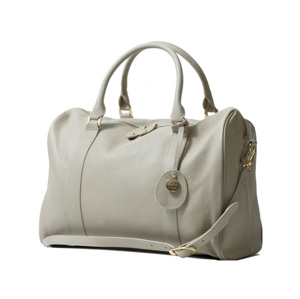 PacaPod FIRENZE krémová - luxusní kožená kabelka i přebalovací taška