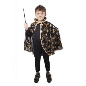 RAPPA Karnevalový kostým plášť čarodějnický černý, dětský