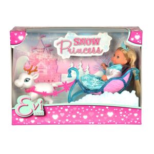Simba Panenka Evička Sněhová princezna s kočárem