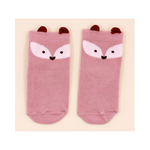 Attipas Bambusové ponožky FOX PINK,  vel. S (96-125 mm)