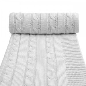 T-TOMI Pletená deka spring, grey / šedá