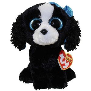 TY Meteor Beanie Boos TRACEY - černo/bílý pes  15 cm