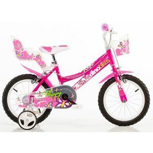 Dino Bikes Dětské kolo růžové