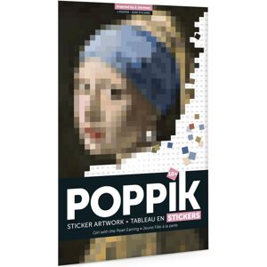 Poppik Vermeer (Dívka s perlovými náušnicemi)- samolepkový plakát