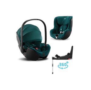 Britax Römer SET Autosedačka Baby-Safe 5Z+Flex Base 5Z+Autosedačka Dualfix 3 i-Size, Atlantic Green