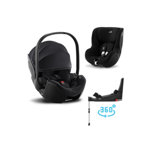 Britax Römer SET Autosedačka Baby-Safe 5Z+Flex Base 5Z+Autosedačka Dualfix 3 i-Size, Galaxy Black