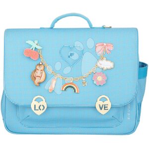 Školní aktovka It Bag Midi Vichy Love Blue Jeune Premier ergonomická luxusní provedení 30*38 cm