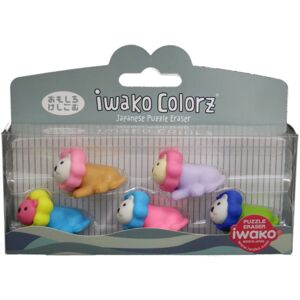 Iwako Colorz Eraser Set - Lion