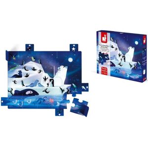 Dětské puzzle Janod s překvapením - Antarktida
