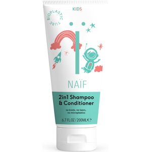 Naif Dětský šampon a kondicionér 2v1 pro snadné rozčesávání